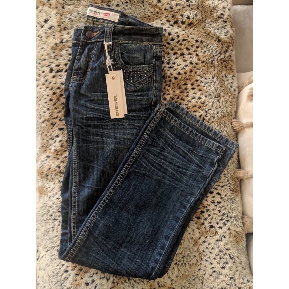 NWT Diesel Bootcut Embellished Jeans